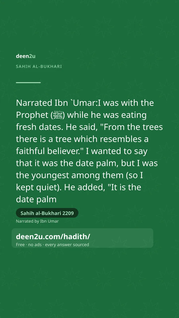 Sahih al-Bukhari 2209