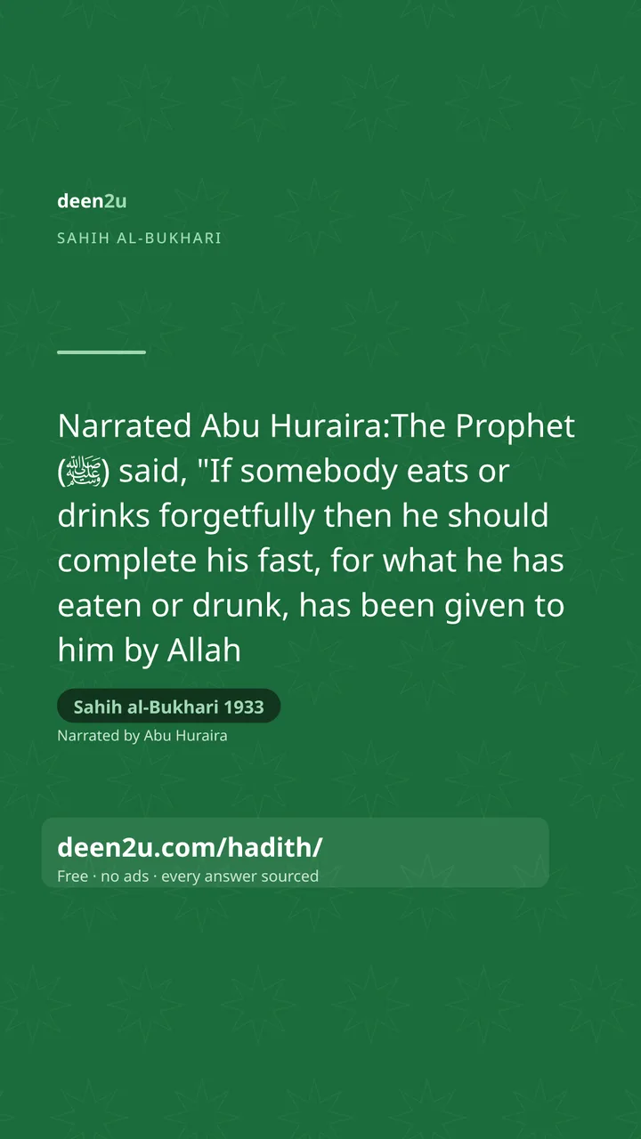 Sahih al-Bukhari 1933
