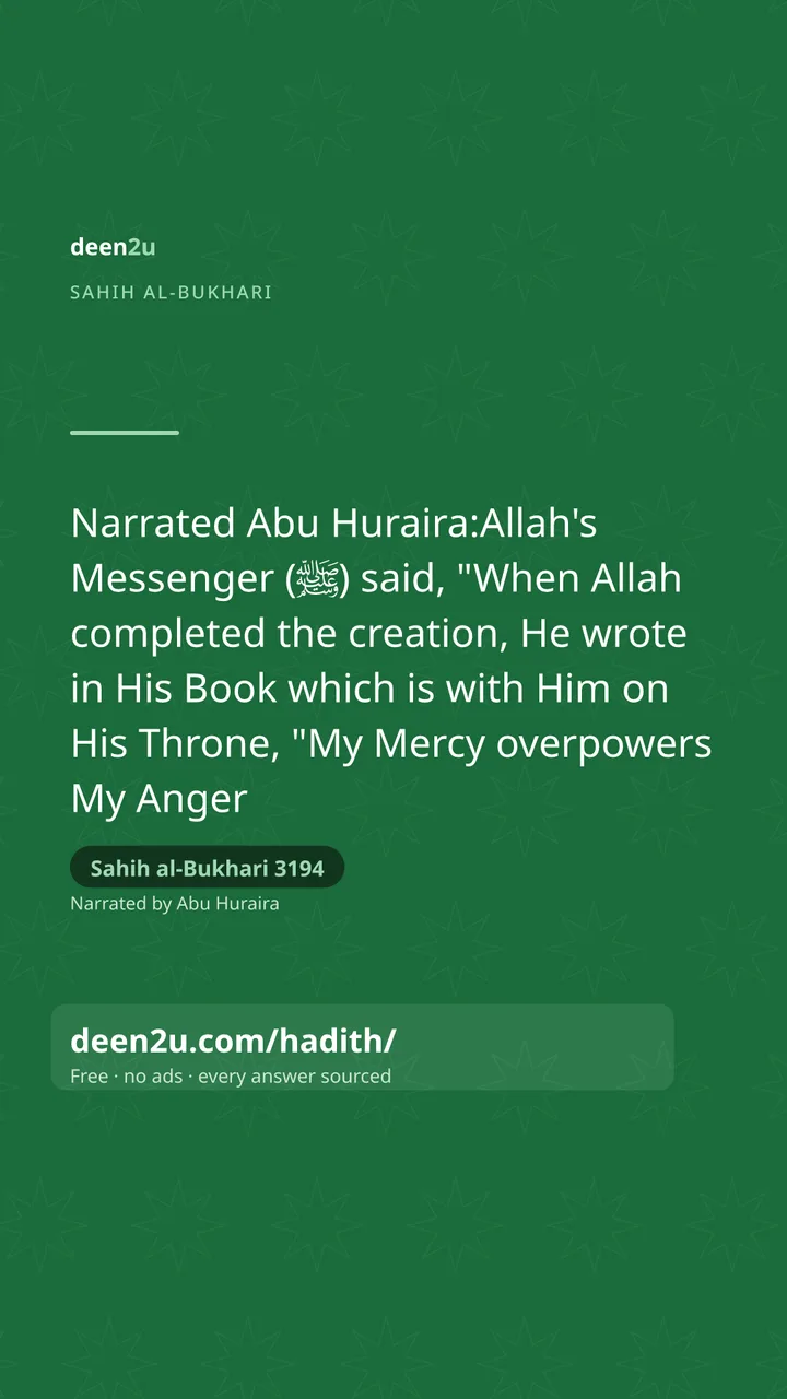 Sahih al-Bukhari 3194