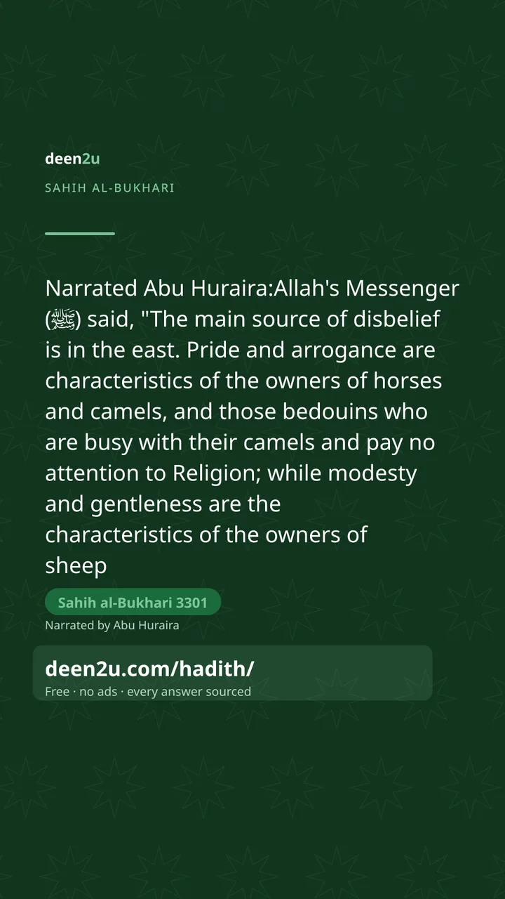 Sahih al-Bukhari 3301