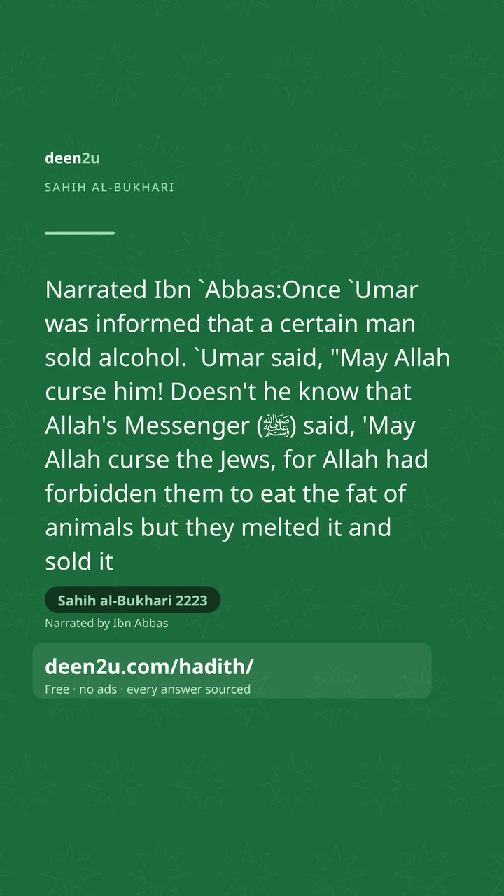 Sahih al-Bukhari 2223