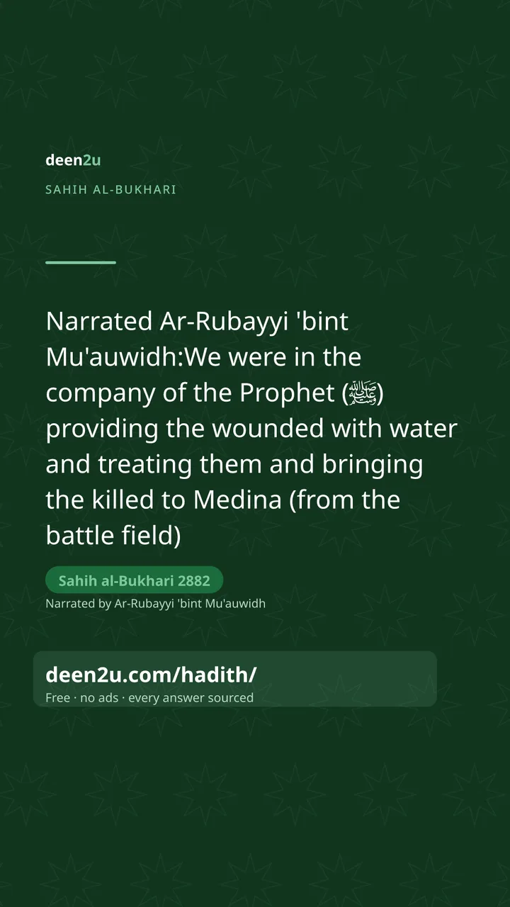Sahih al-Bukhari 2882