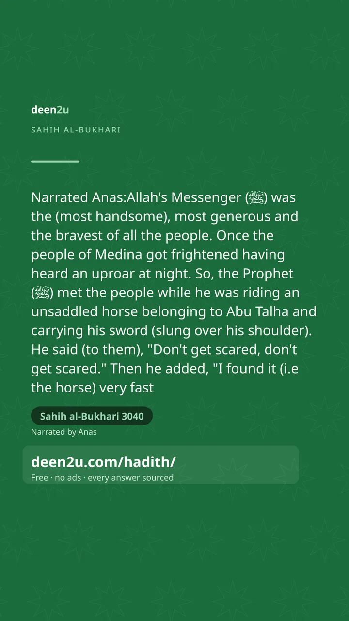Sahih al-Bukhari 3040