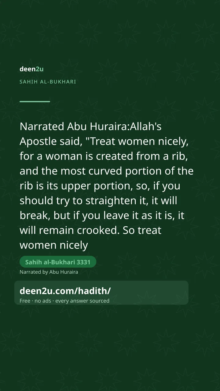 Sahih al-Bukhari 3331